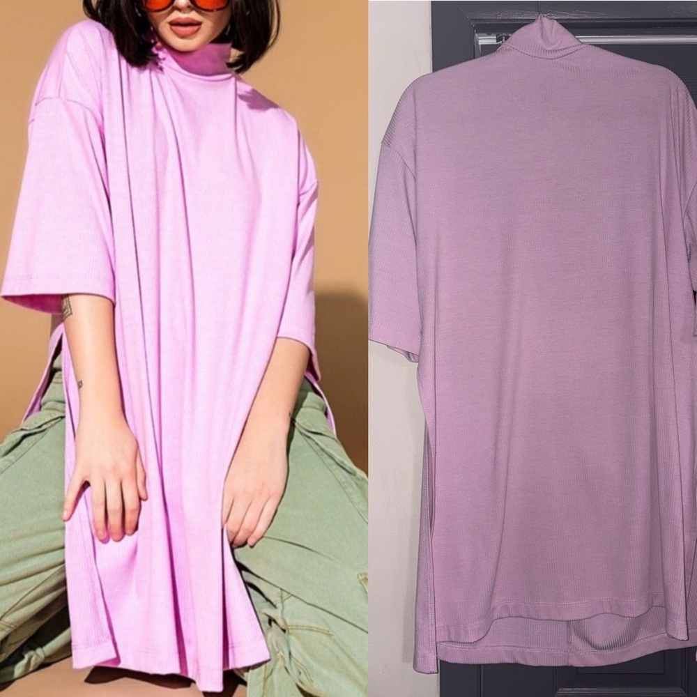 Dressed in LALA Light Pink Oversized Top
